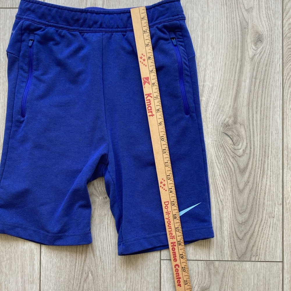 NIKE Shorts Dri-Fit Boys Large Cobalt Blue Sweat Shorts Casual EUC - Picture 7 of 8